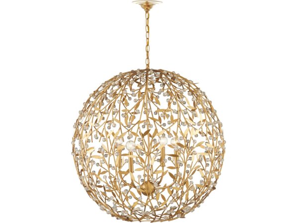 Secret Garden Gold Orb Chandelier - Image 5
