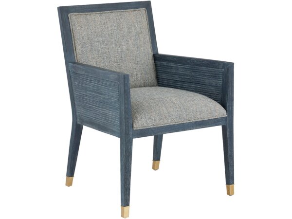 Santos Vintage Navy Armchair, Barrett Dusk