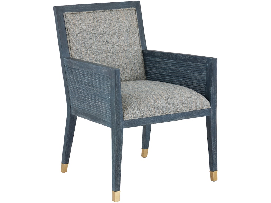 6afa35d07ba733286e938f974ff5da07ab773ea5 Santos Vintage Navy Armchair, Barrett Dusk - Image 1