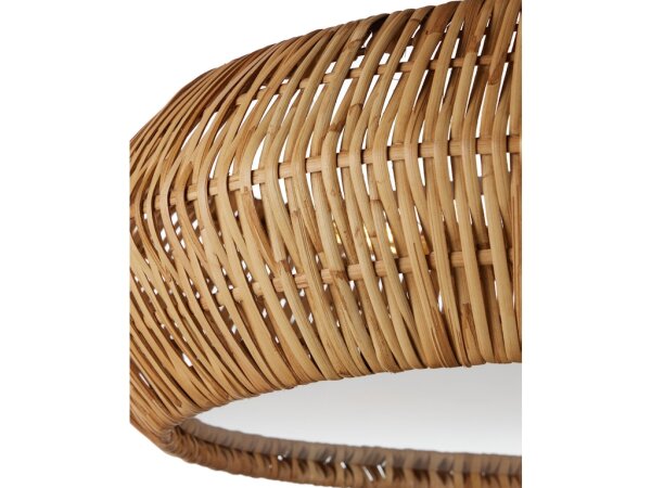 Antibes Natural Semi-Flush Mount - Image 2