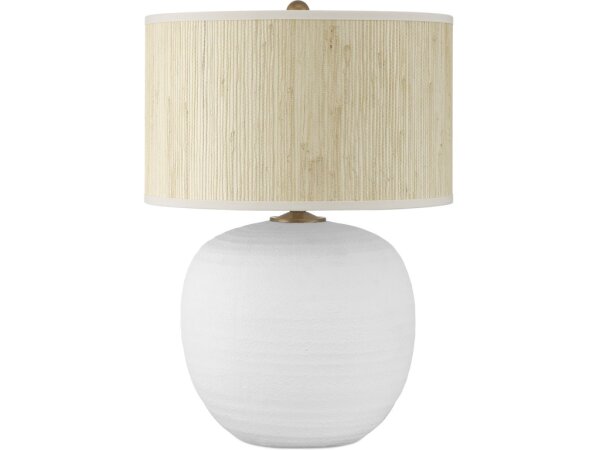 Zena White Table Lamp - Image 4