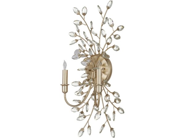 Forget-Me-Not Silver Wall Sconce - Image 5
