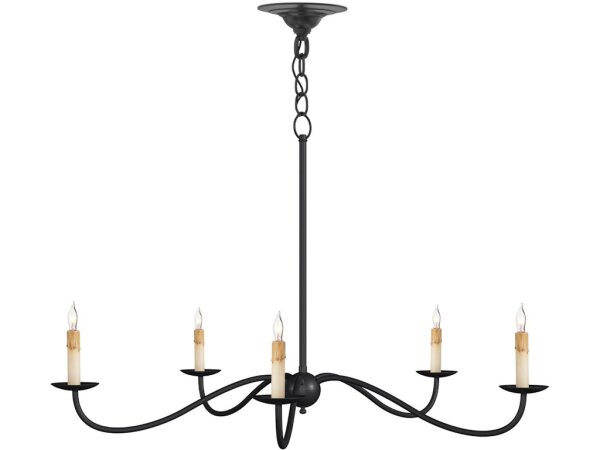 Saxon Small Black Chandelier - Image 4