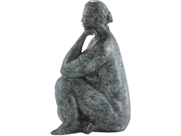 Lady Meditating Bronze - Image 4