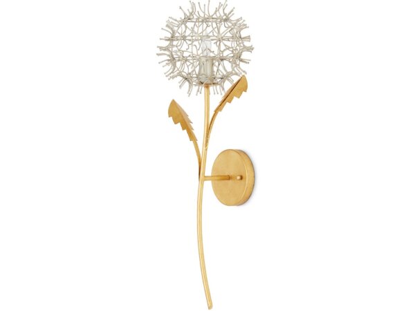Dandelion Silver and Gold Wall Sconce - Image 4