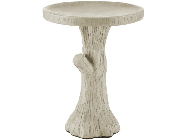 Faux Bois Medium Bird Bath