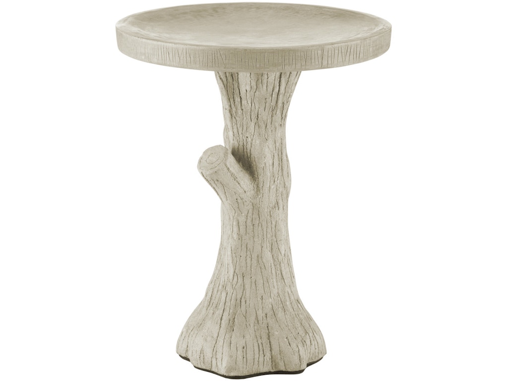 Faux Bois Medium Bird Bath