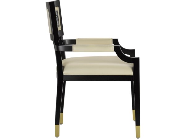 Artemis Leather Armchair, Milk - Image 3