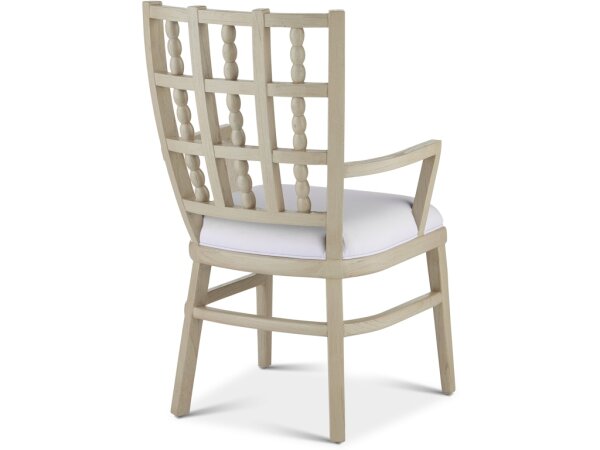 Norene Gray Armchair, Muslin - Image 3