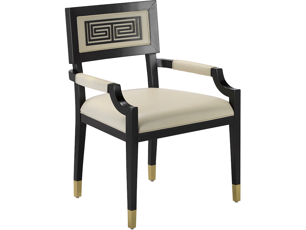 70000322 Artemis Leather Armchair, Milk - Image 1