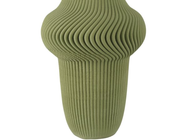 Green Plisse Large Vase - Image 3