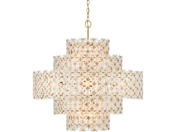 Spring Flower Chandelier