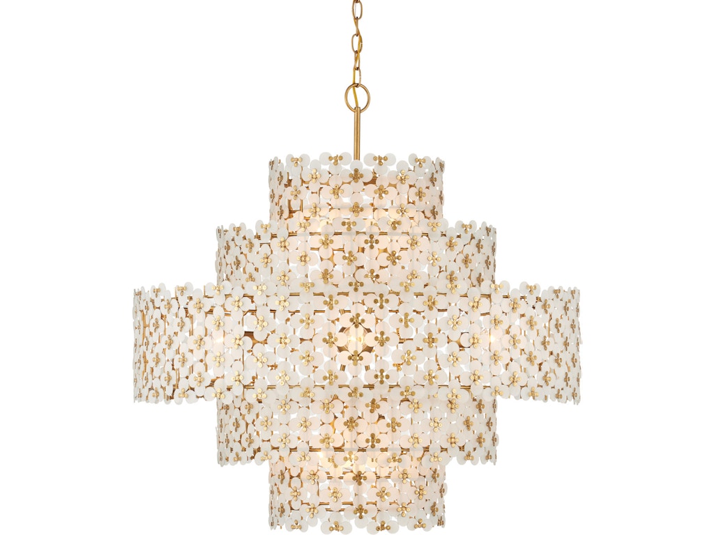 Spring Flower Chandelier