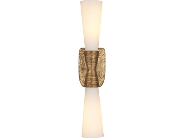 Burrows Brass Bath Wall Sconce - Image 3