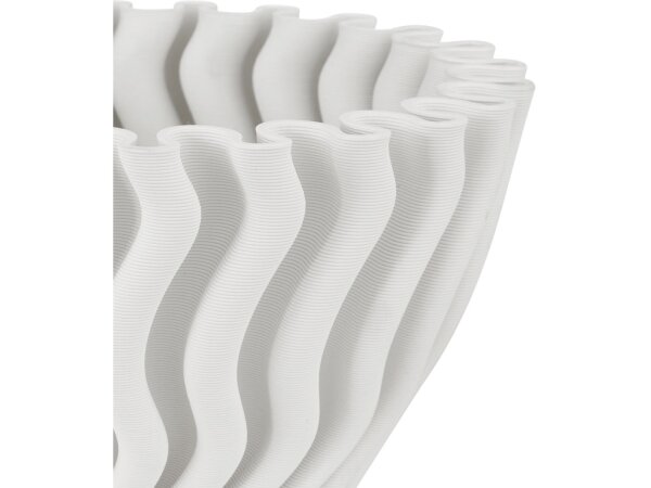 Ripple White Vase - Image 2