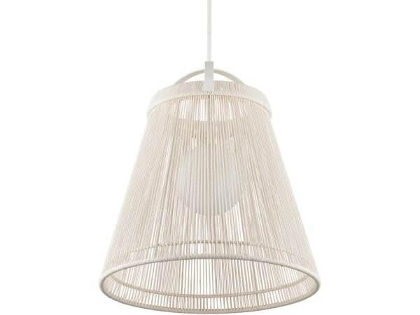 Parnell Medium White Pendant - Image 5
