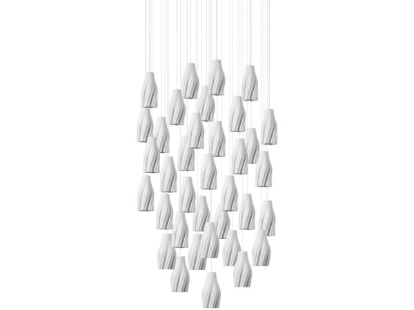 Posh 36-Light Round Multi-Drop Pendant - Image 4