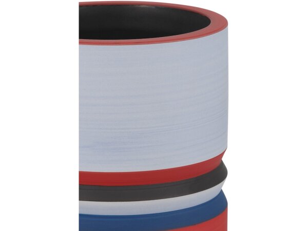 Happy 80's Black, Blue, Red and Orange Vase Set of 3 - Image 4