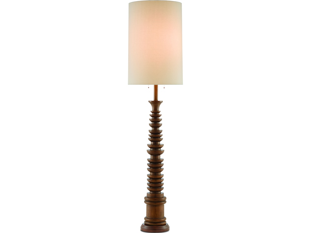 Malayan Natural Floor Lamp