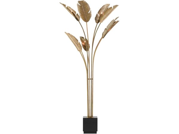 Tropical Grande Brass Floor Lamp