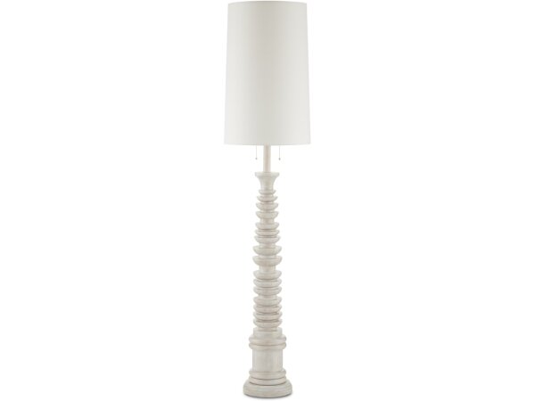 Malayan White Floor Lamp - Image 2