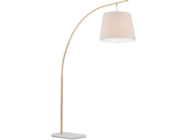Cloister Large Brass Floor Lamp - Image 3