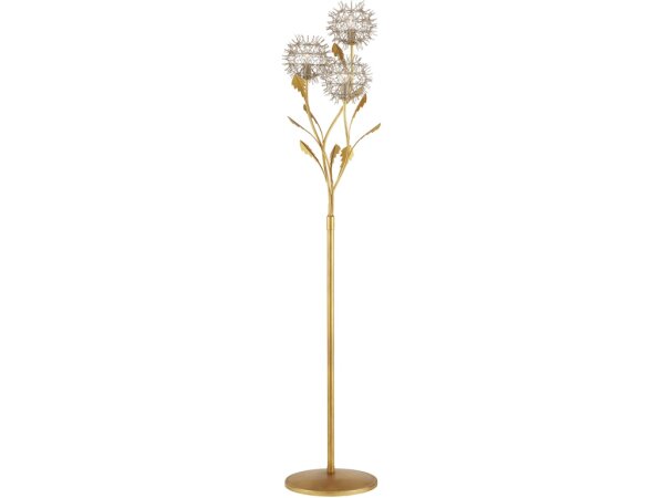 Dandelion Silver and Gold Floor Lamp - Image 3