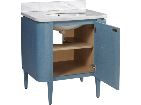 Briallen 30" Blue Vanity with Oval Undermount Sink - Image 5
