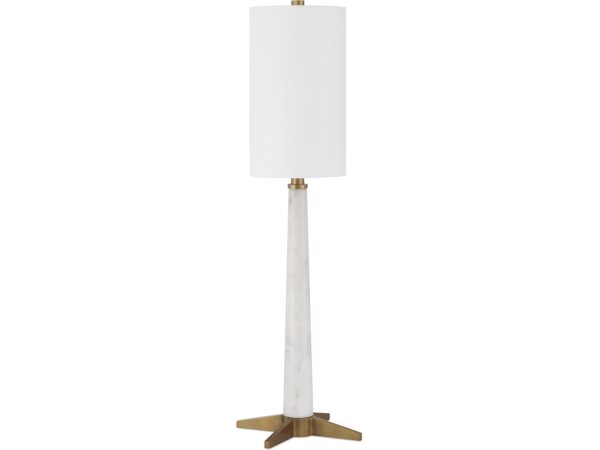 Munroe White Table Lamp - Image 5