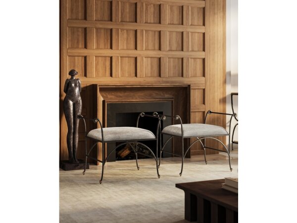Mabel Ottoman, Perf Barrett Sandstone - Image 5