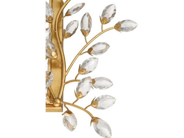 Forget-Me-Not Gold Rectangular Mirror - Image 3