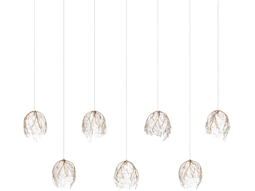 Banyan 7-Light Linear Multi-Drop Pendant