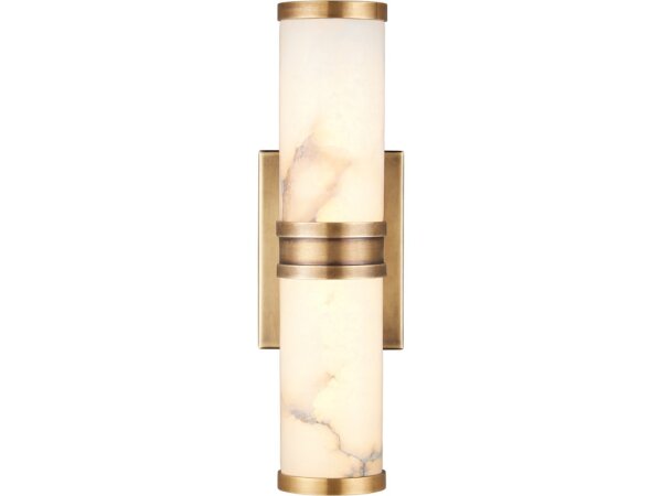 Brenham Small Brass Wall Sconce - Image 4