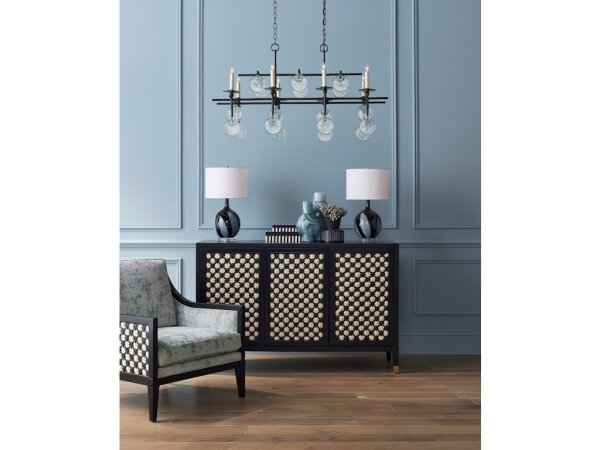 Sethos Black Rectangular Chandelier - Image 3