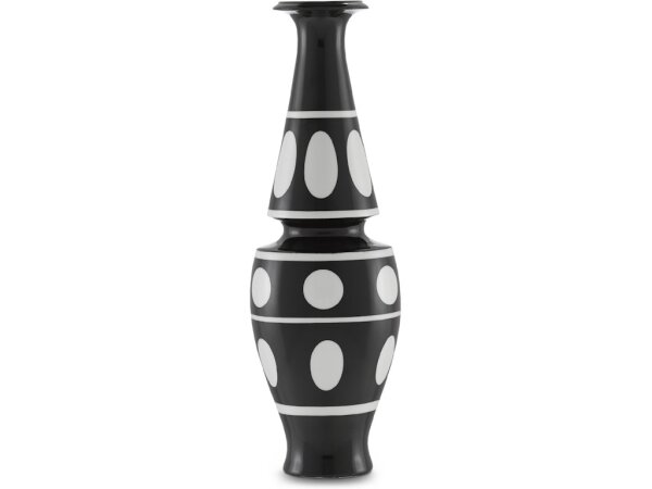 De Luca Black and White Vase - Image 3