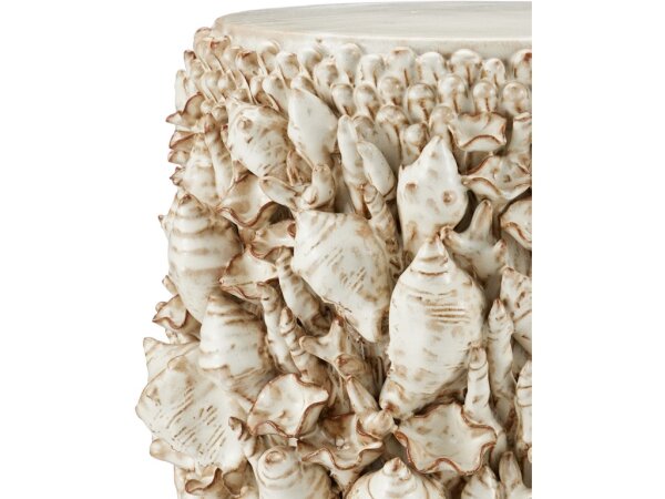 Corfu Ivory Accent Table - Image 2