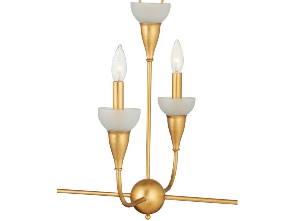 Aurelia Frost Rectangular Chandelier - Image 2