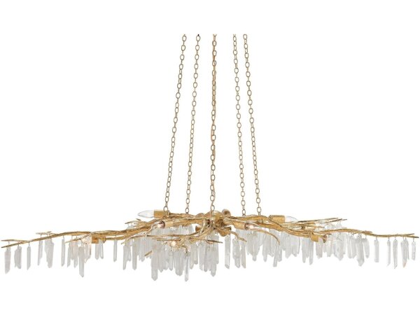 Forest Light Gold Chandelier