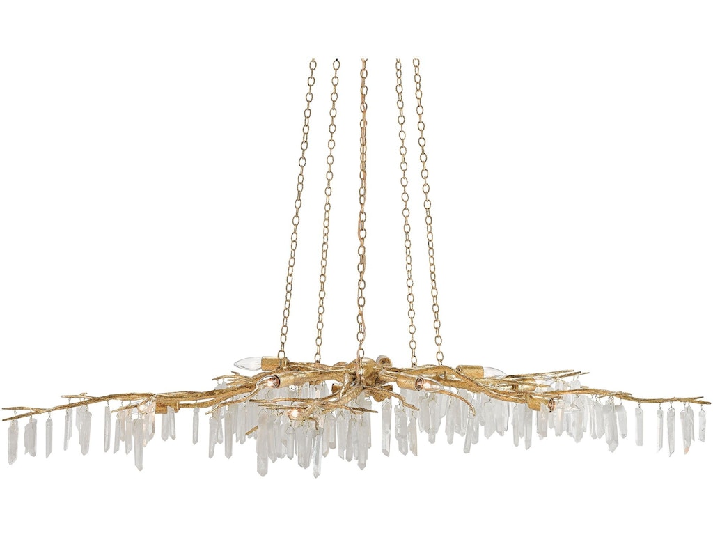 Forest Light Gold Chandelier