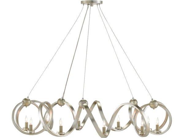 Ringmaster Silver Chandelier
