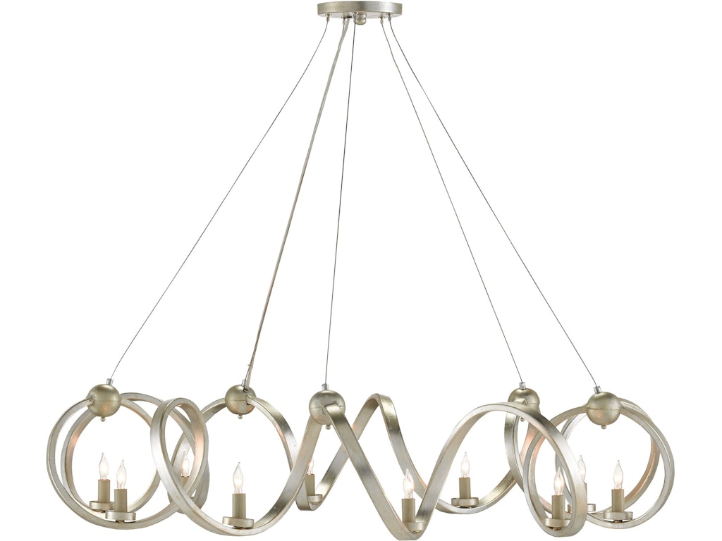 Ringmaster Silver Chandelier