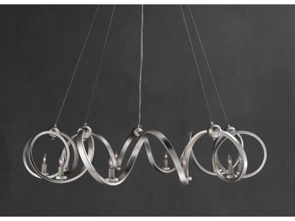 Ringmaster Silver Chandelier - Image 2