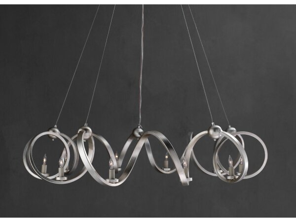Ringmaster Silver Chandelier - Image 3