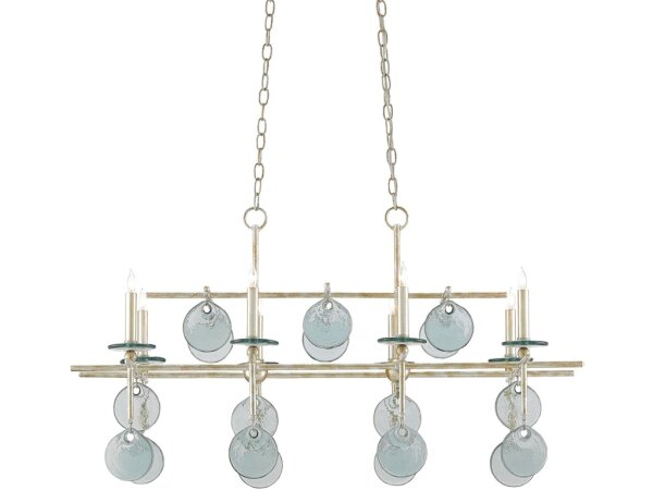 Sethos Silver Rectangular Chandelier - Image 3