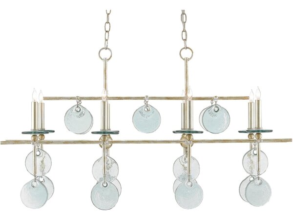 Sethos Silver Rectangular Chandelier