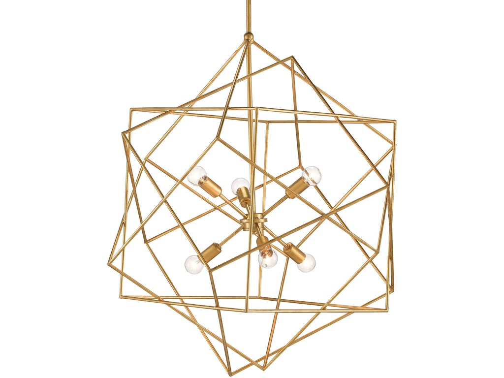 Aerial Gold Chandelier