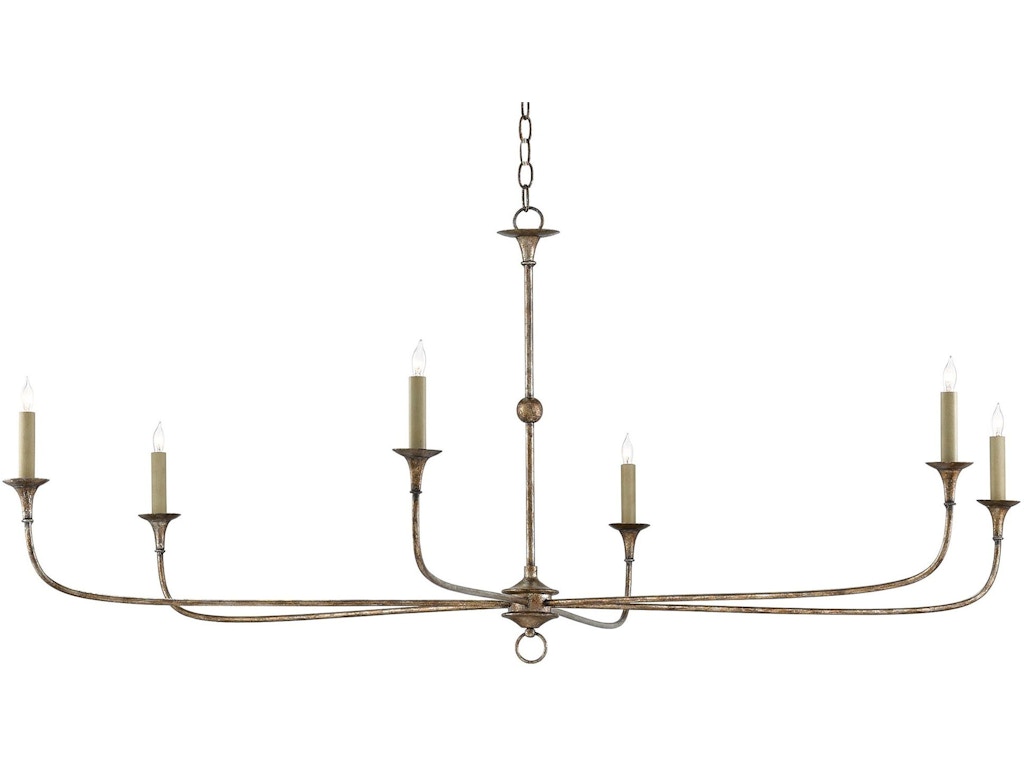 Nottaway Large Bronze Chandelier