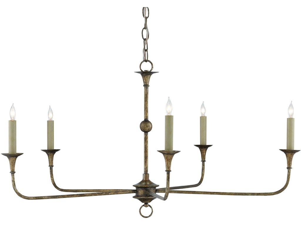Nottaway Small Bronze Chandelier
