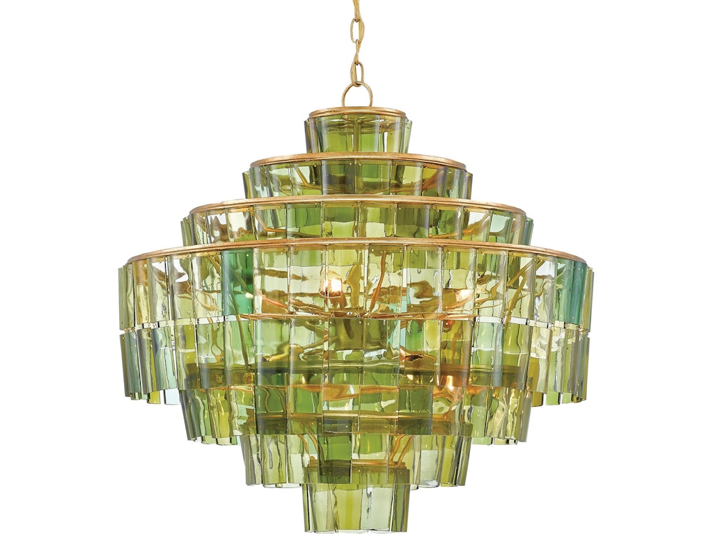 Sommelier Green Chandelier