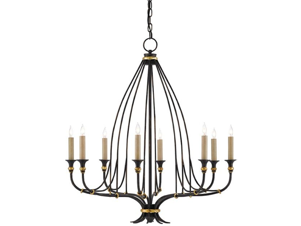 Folgate Small Black Chandelier